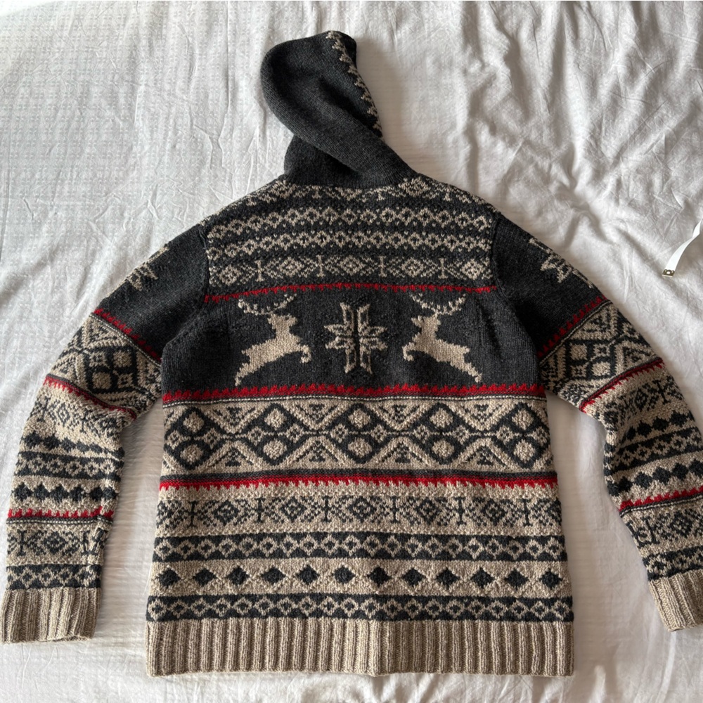 Ralph Lauren Hand-knit Fair Isle Cardigan - Picture 13 of 13